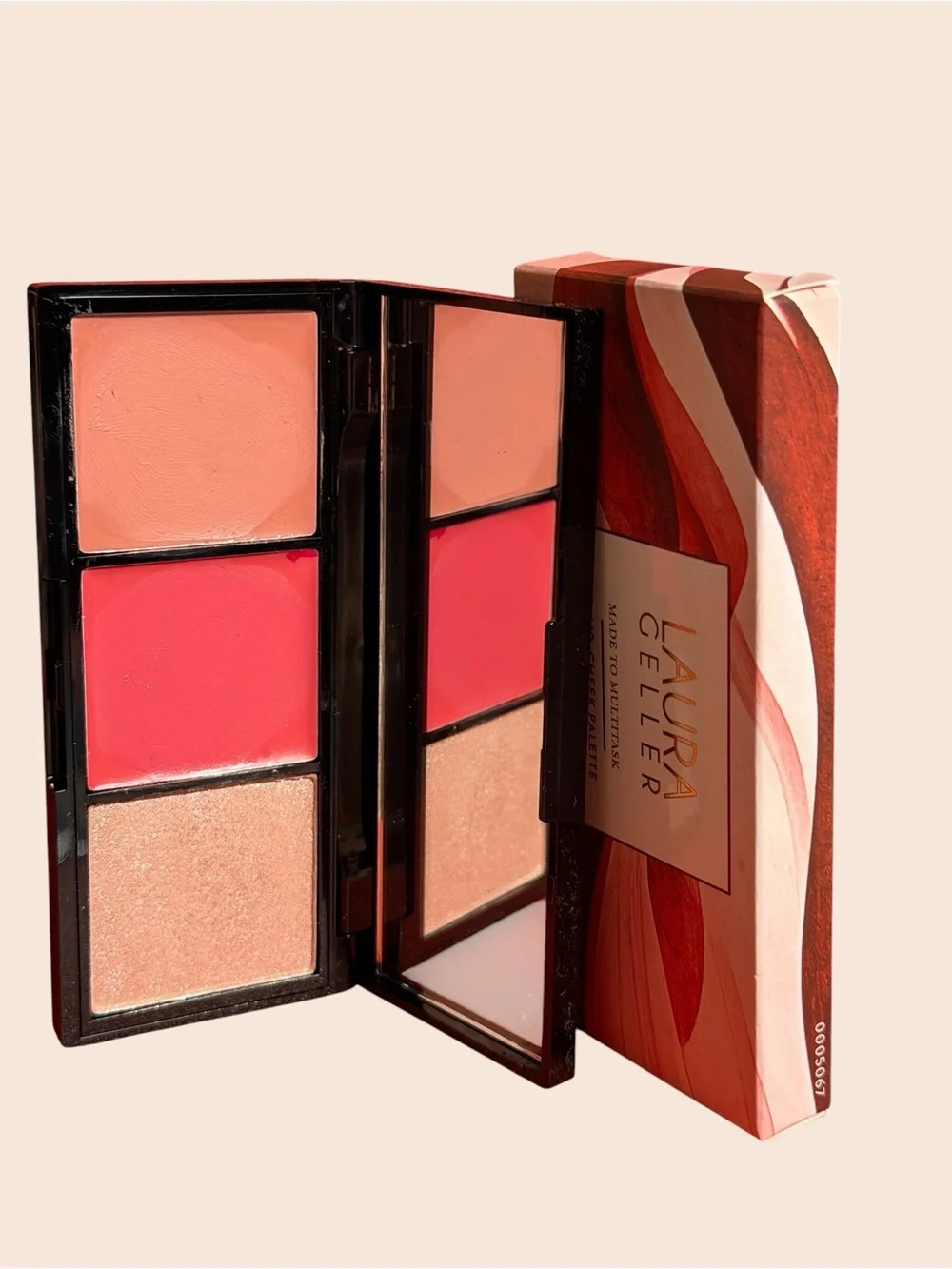 Laura Geller Made to Multitask Cream Trio Palette in THINK PINK